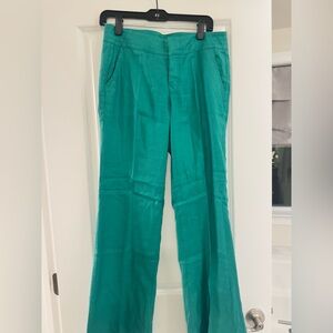 Anthropologie 
Level 99 Teal Wide-Leg Pants